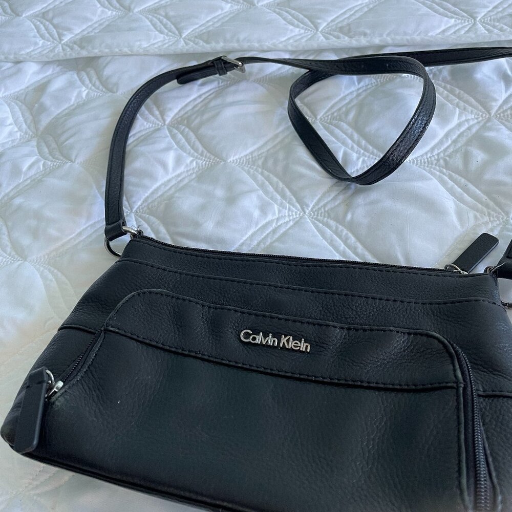Calvin Klein Black Small Crossbody Bag 10.5"L x 7.25"T